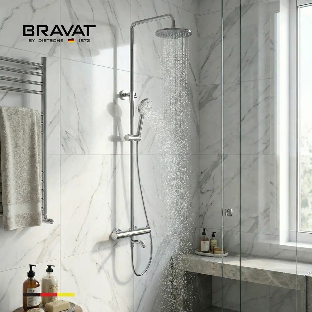 BRAVAT душевой набор (гарнитур) F6812943CP-A-RUS купить,136710