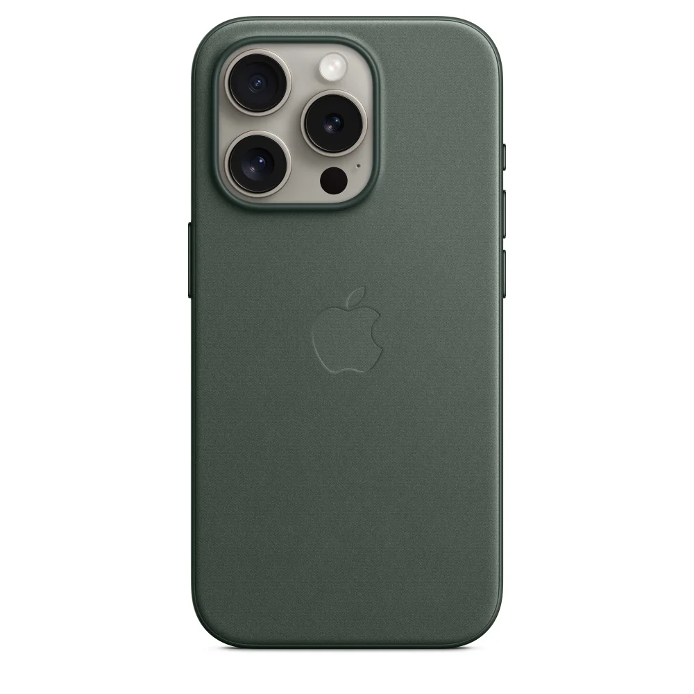 Чехол Apple для iPhone 15 Pro FineWoven Case with MagSafe A3134 MT4U3ZM/A Evergreen