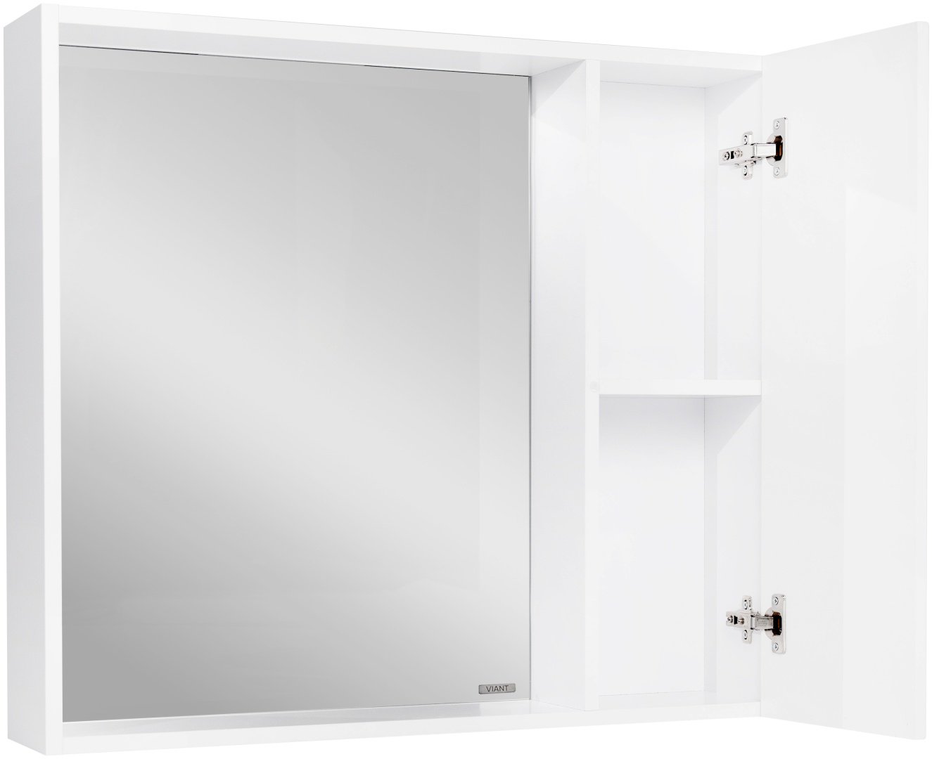 Шкаф зеркальный навесной KABINKA.KZ Берлин, 80x13.6x70 см, белый купить,NaN
