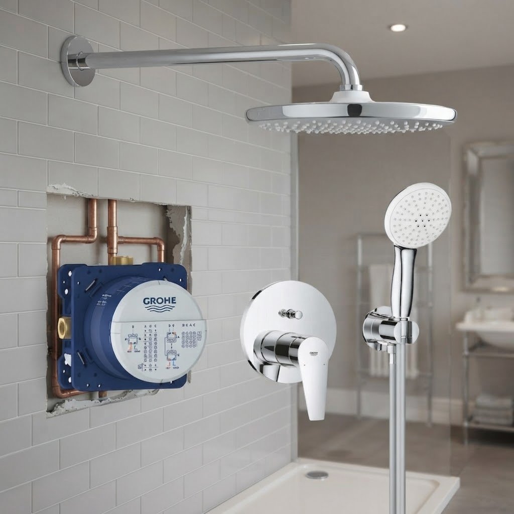 Grohe душевой набор (гарнитур) BauEdge 25290000 купить,NaN