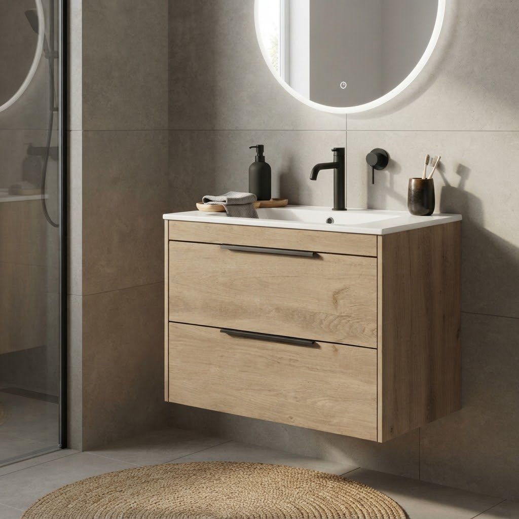 Тумба без раковины KABINKA.KZ Chiara 600, 59.2x47.5x47.6 см, коричневый купить,NaN