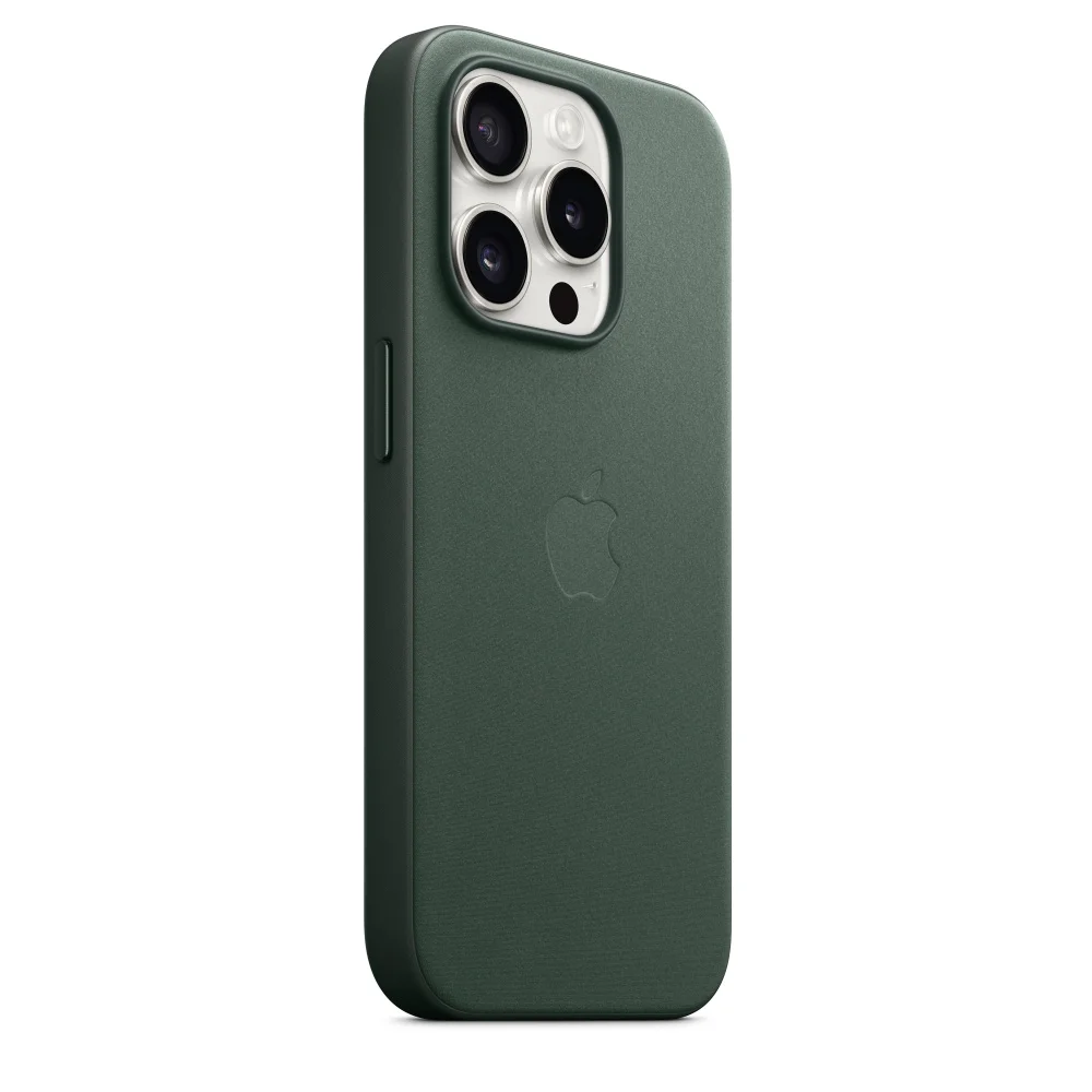 Чехол Apple для iPhone 15 Pro FineWoven Case with MagSafe A3134 MT4U3ZM/A Evergreen купить,0
