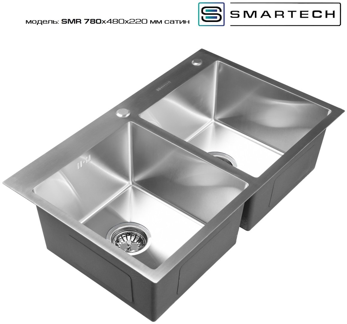 SMARTECH врезная SMR 7848 satin, сатин купить,34500
