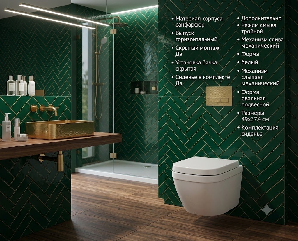 Унитаз Grohe 39693000, санфарфор купить,269600