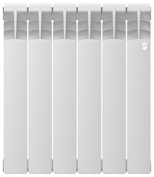 Радиатор Royal Thermo секционный Revolution Bimetall 500 биметаллический, кол-во секций: 6