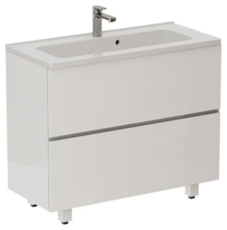 Тумба с раковиной KABINKA.KZ Сапфир 70 , 70x82x43 см, белый