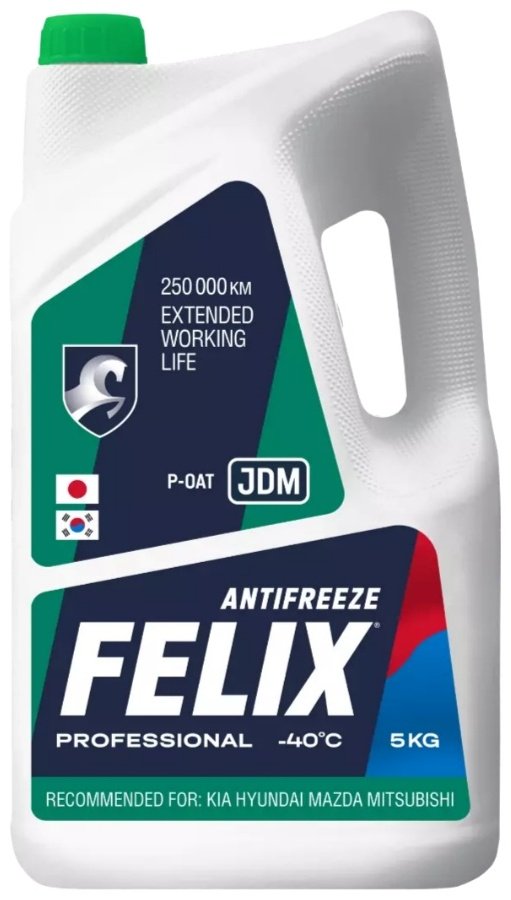 Антифриз Felix JDM зеленый G-12+ 5 л