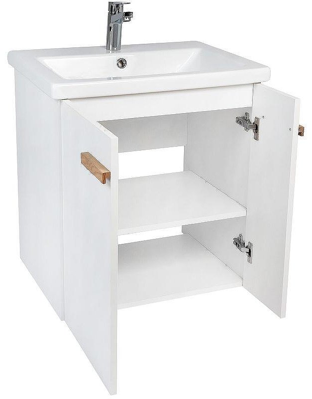 Тумба с раковиной KABINKA.KZ Мюнхен, 76x62x42.5 см, белый купить,NaN