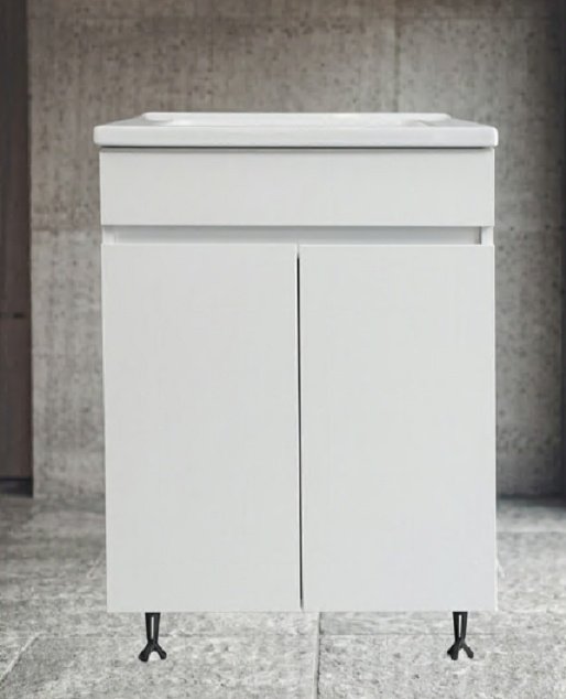 Тумба с раковиной KABINKA.KZ Эконом Промо 50, 50x82x38.5 см, белый купить,NaN