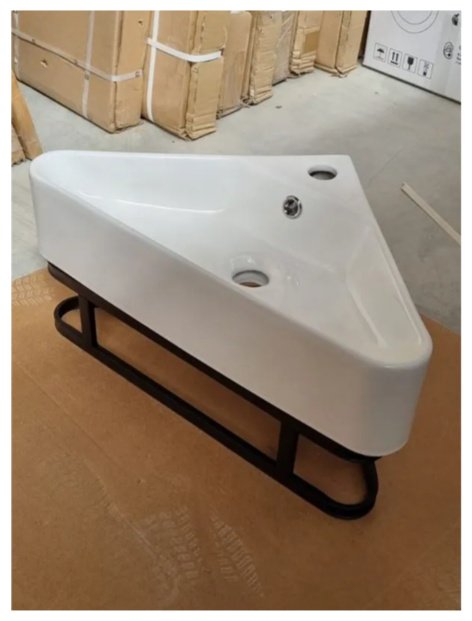 Тумба с раковиной KABINKA.KZ AZU9807, 56x25x20 см, черный купить,NaN