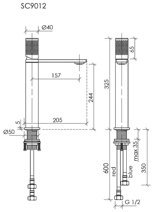 Смеситель Sancos SC9012BN , латунь, цвет брашированный никель купить,354100