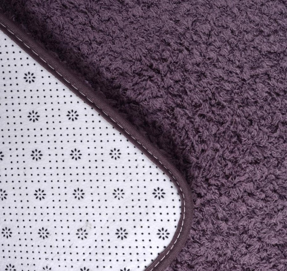 АКВАЛИНИЯ коврик Woolly 5080 80x50 см, полиэстер, фиолетовый