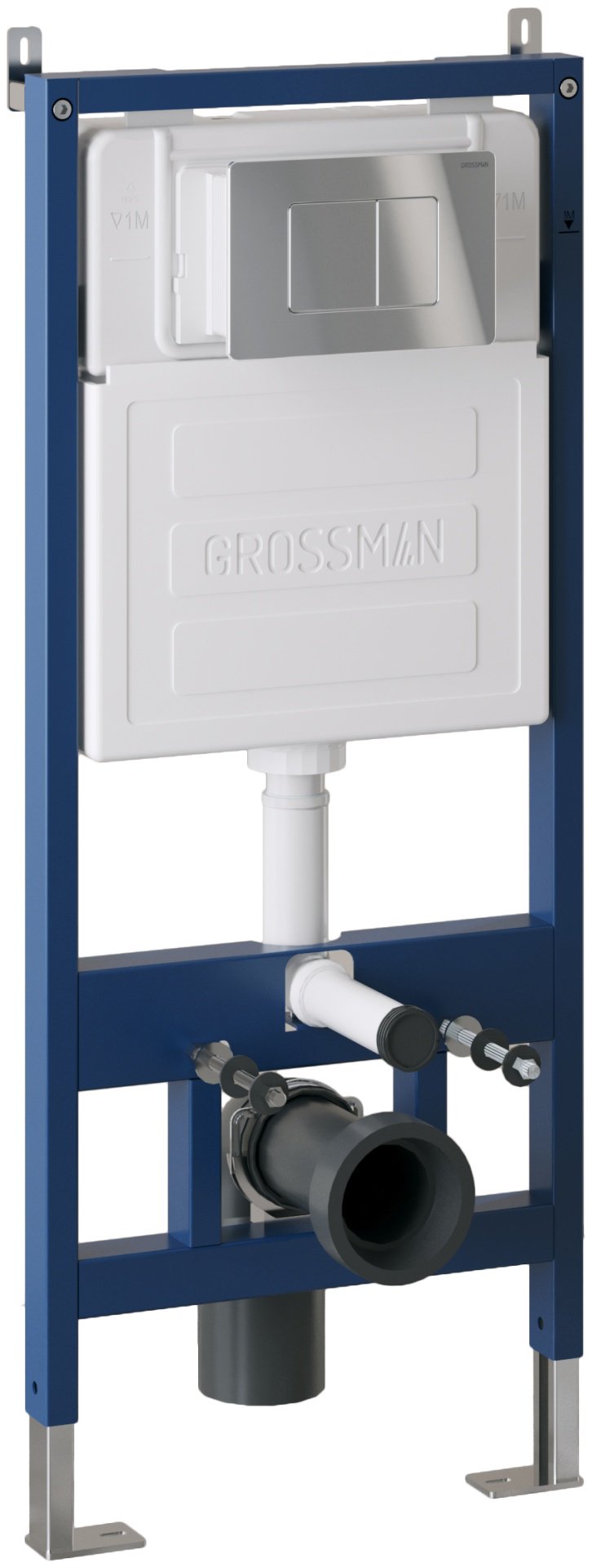 Grossman унитаз с инсталляцией GR-4455SQ, санфаянс купить,NaN