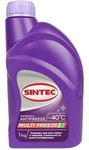 Антифриз SINTEC Multi Freeze фиолетовый G-12++ 1 л