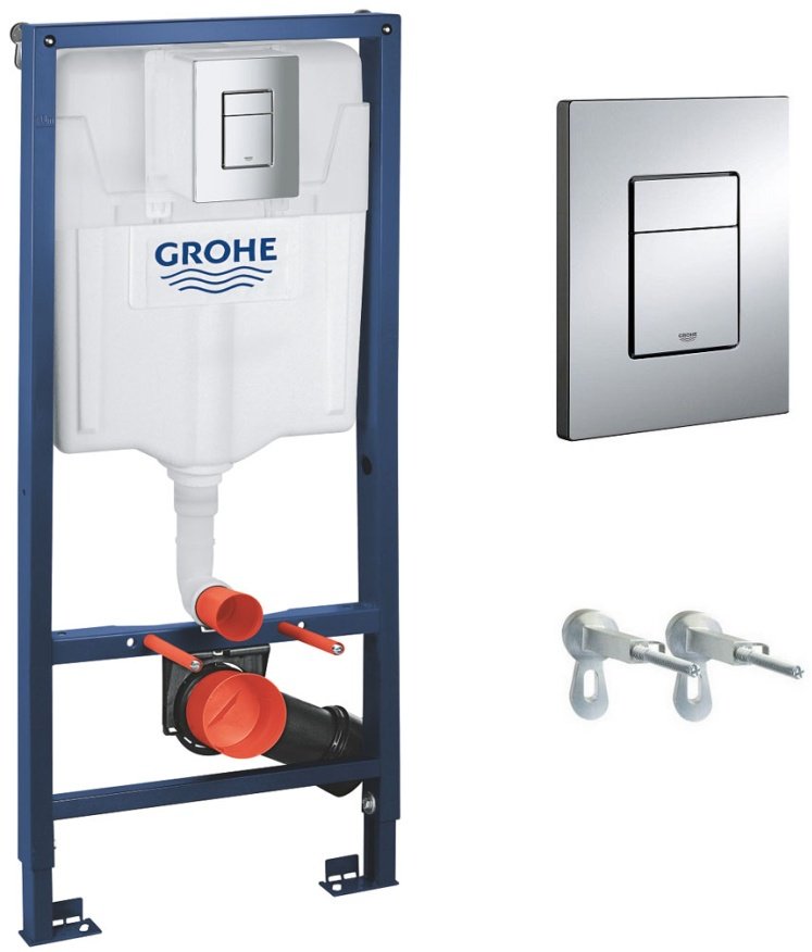 Унитаз с инсталляцией Grohe 38772001/CT2076, санкерамика купить,270200