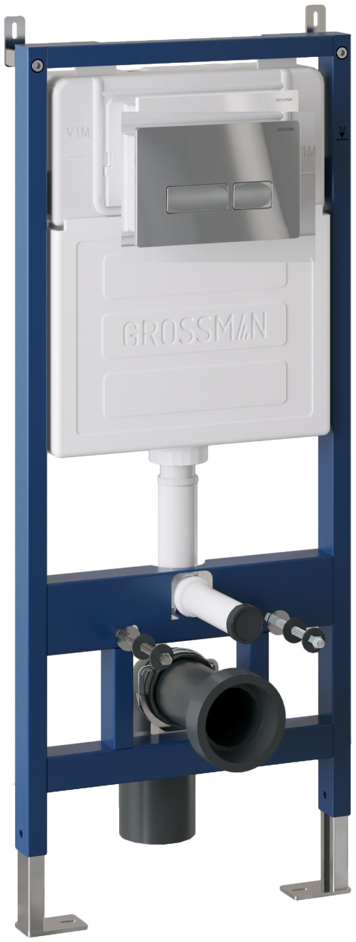 Grossman унитаз с инсталляцией GR-4479SQ, санфаянс купить,NaN