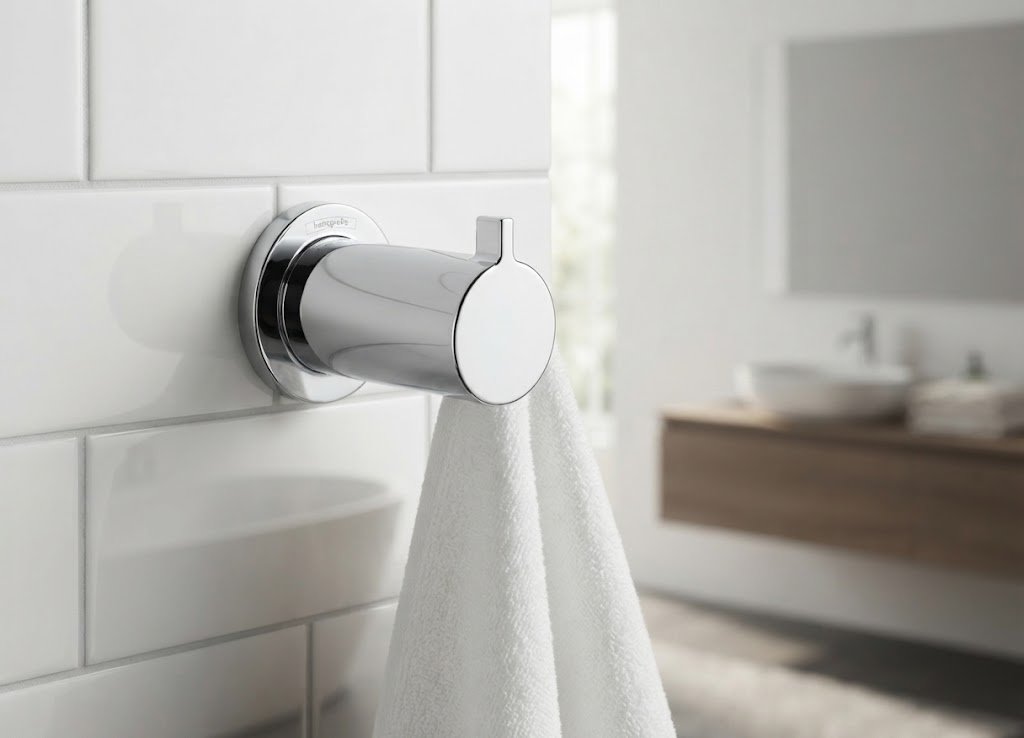 Hansgrohe крючок 41762000 1 шт, металл купить,30700