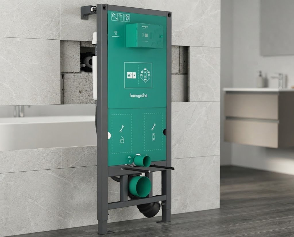 Hansgrohe рамная инсталляция 01022180 купить,191200