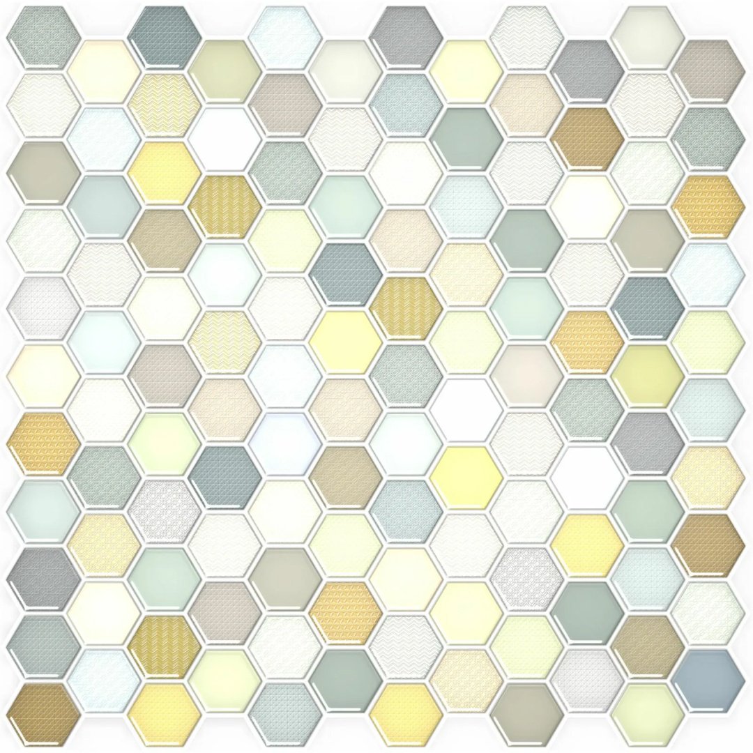 STELLA панель ПВХ 470x469 мм, ПВХ, арт. Соты Магия