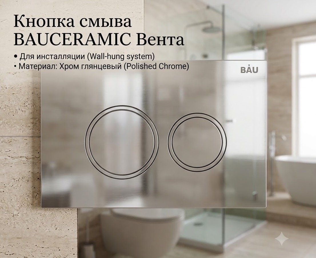 BAU кнопка смыва Вента купить,NaN