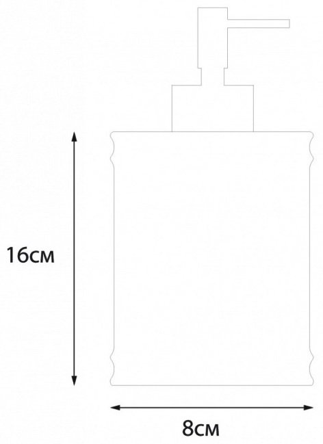 Диспенсер для жидкого мыла FIXSEN TEDDY FX-600-1