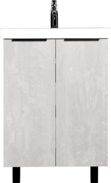 Тумба с раковиной KABINKA.KZ Берлин, 57x82x44.4 см, серый купить,NaN