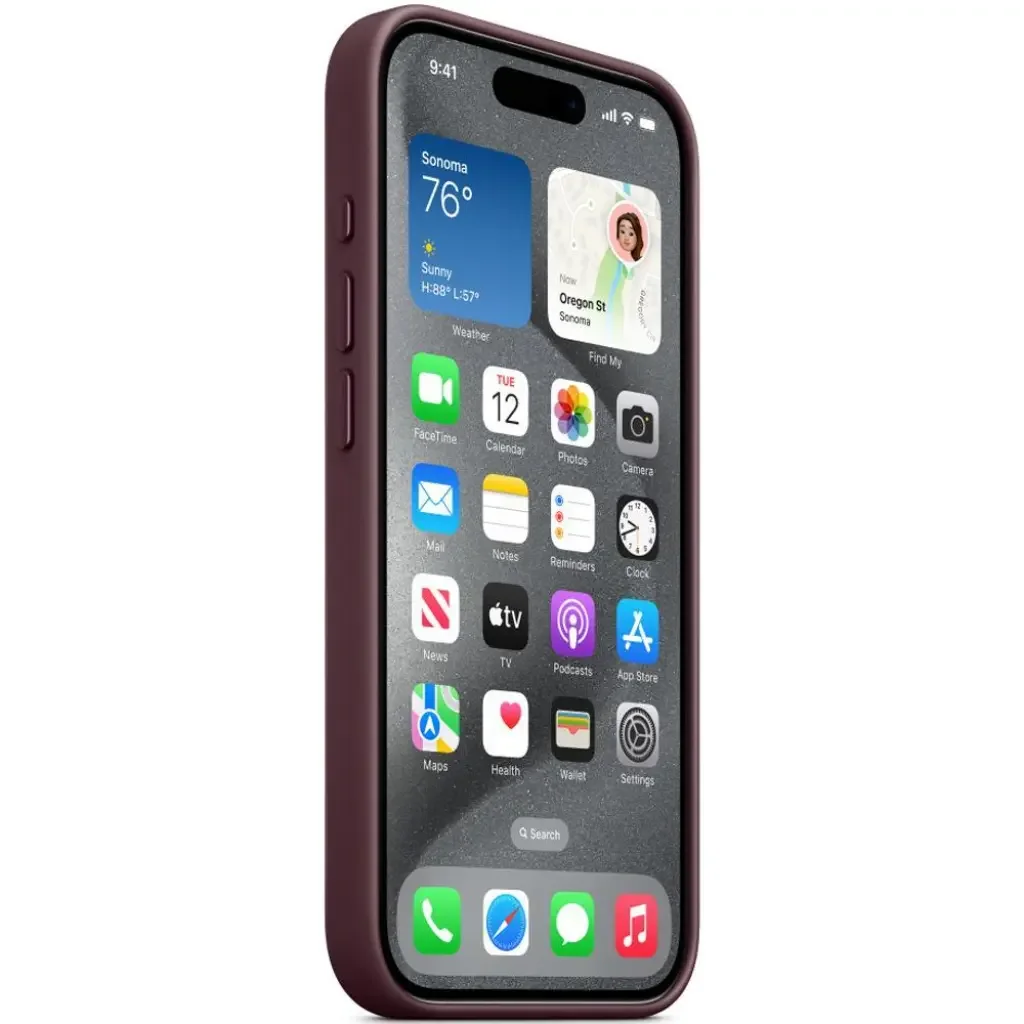 Чехол Apple для iPhone 15 Pro FineWoven Case with MagSafe A3134 MT4L3ZM/A Mulberry купить,NaN