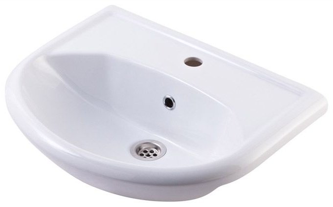 Тумба с раковиной KABINKA.KZ Троя, 55x82x30 см, белый