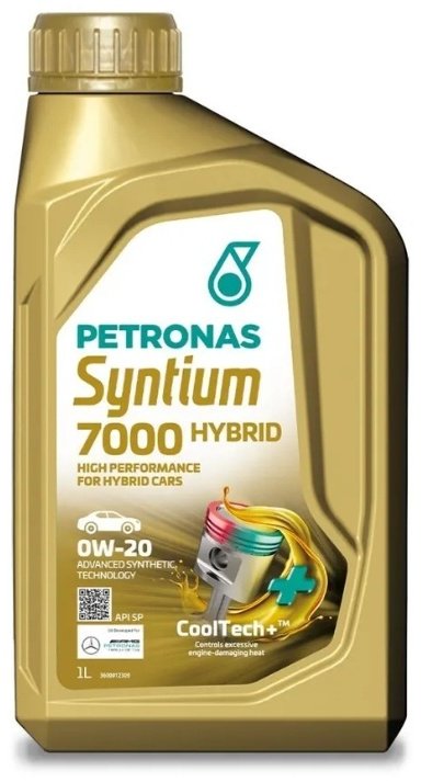 Моторное масло Синтетическое Petronas 7000 Hybrid 0W-20 1 л купить,15300