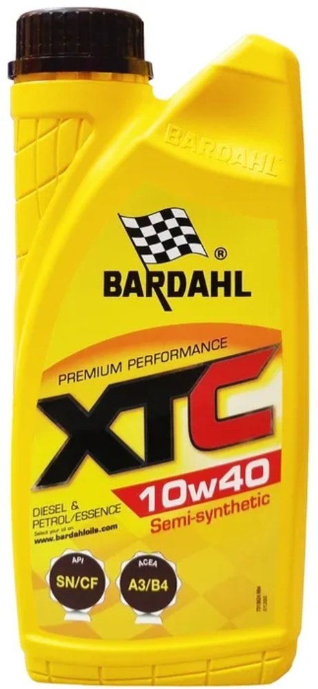 Моторное масло Полусинтетическое Bardahl XTC 10W-40 1 л купить,NaN
