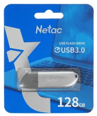 USB Flash накопитель Netac NT03U352N-128G-30PN 128Gb Silver