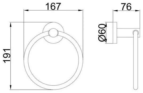 Hans держатель H71.1103 1 шт, нержавеющая сталь купить,30500