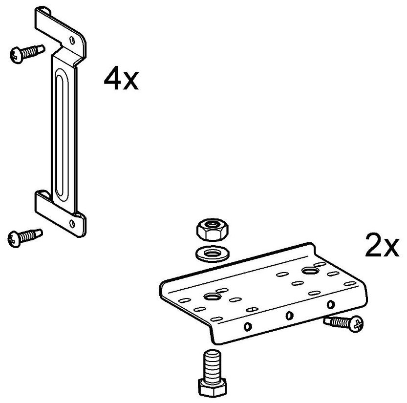 Grohe крепеж 39049000, нержавеющая сталь
