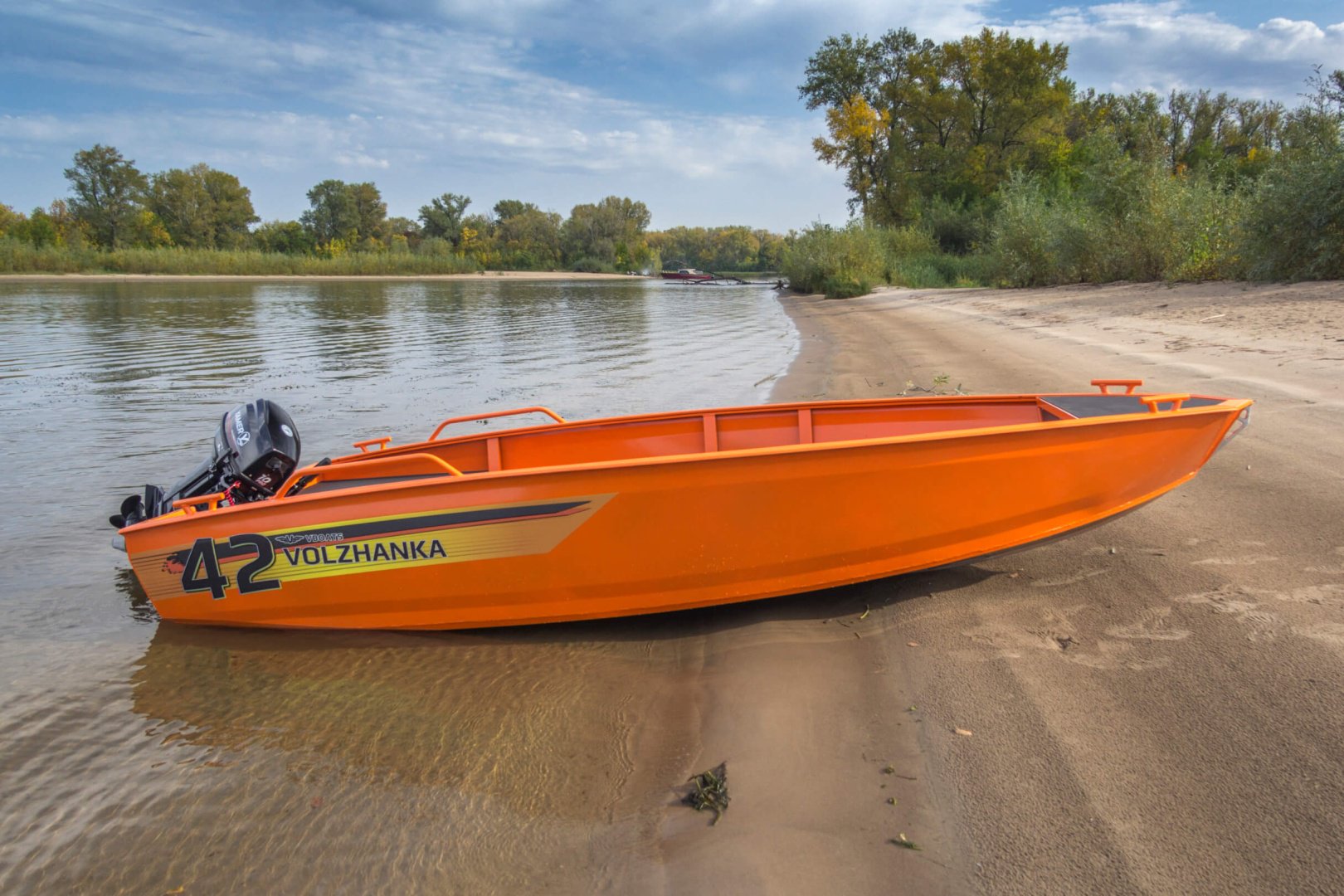 Лодка VBOATS Волжанка 42 оранжевый купить,NaN