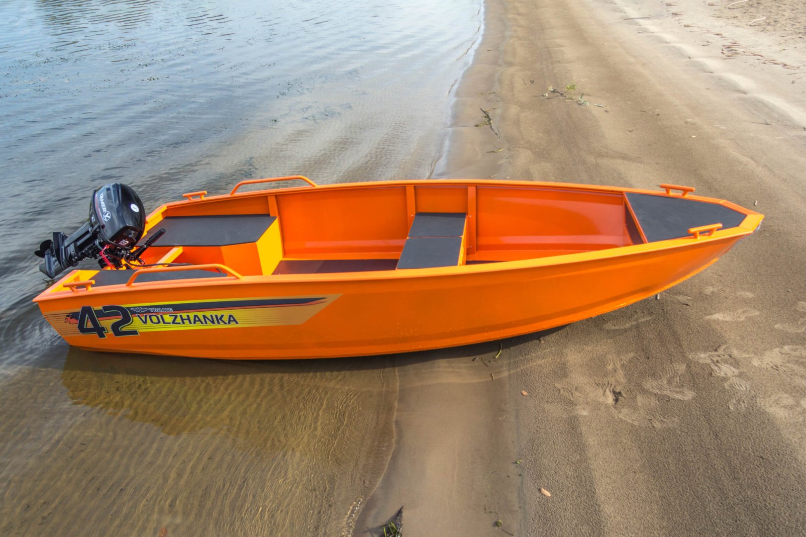 Лодка VBOATS Волжанка 42 оранжевый купить,NaN
