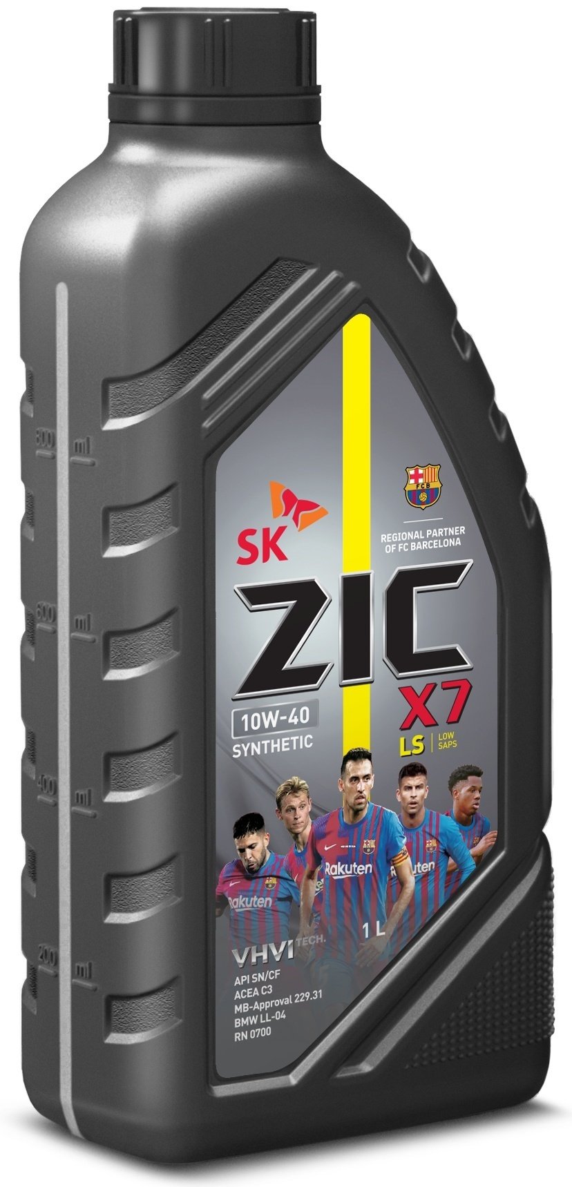 Моторное масло Синтетическое ZIC X7 LS 10W-40 1 л