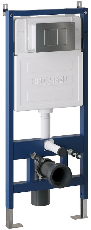 Grossman унитаз с инсталляцией 97.4440BMS.04.42M, санфаянс купить,NaN
