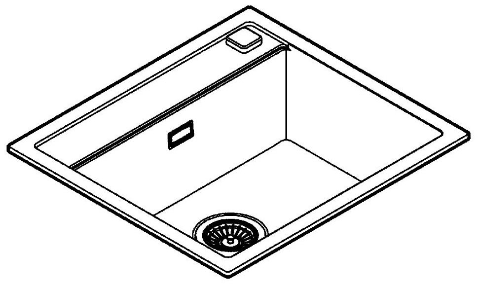 Кухонная мойка Grohe 31651AP0 K700 56х51х20 см, гранит, тон черный купить,257100