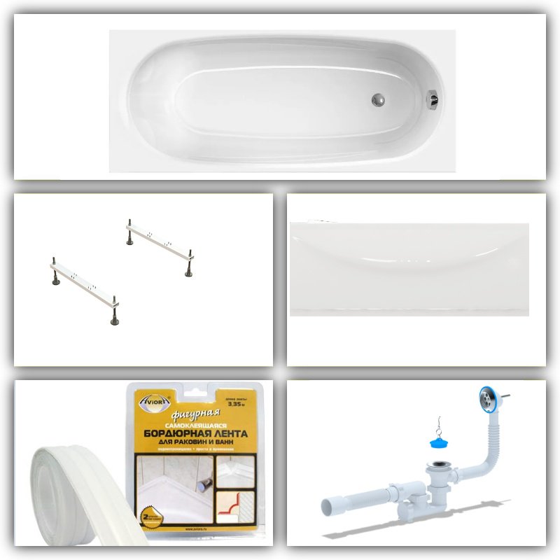 Ванна KABINKA.KZ LUX FULL 160x70 см, акрил - ForteMarket Ванна KABINKA.KZ LUX FULL 160x70 см, акрил купить,116100