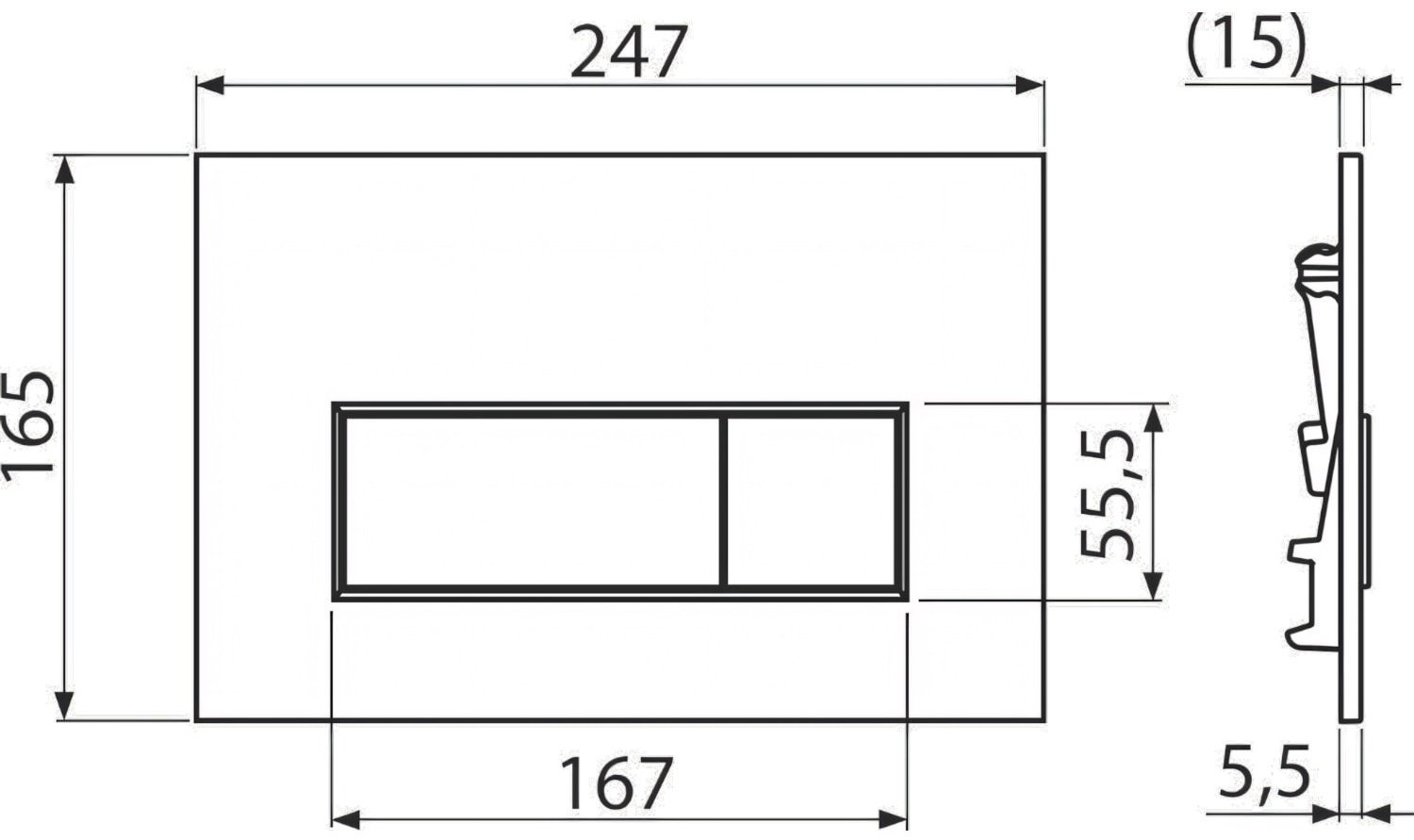 Alcaplast рамная инсталляция AM101/1120-4:1 M578-VE-01 купить,142300