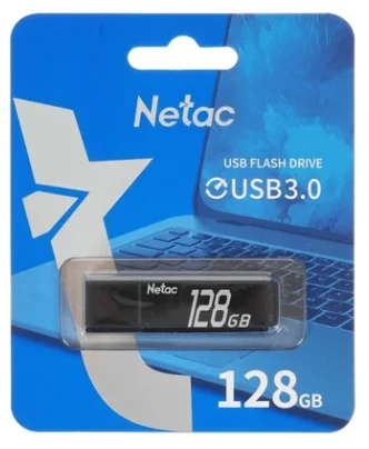 USB Flash накопитель Netac NT03U351N-128G-30BK 128Gb Black