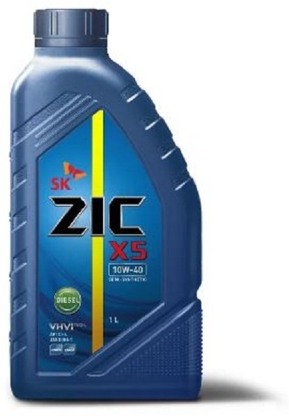 Моторное масло Полусинтетическое ZIC X5 10W-40 1 л купить,14700