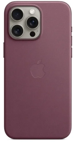 Чехол Apple для iPhone 15 Pro Max FineWoven Case with MagSafe A3135 MT4X3ZM/A Mulberry купить,0