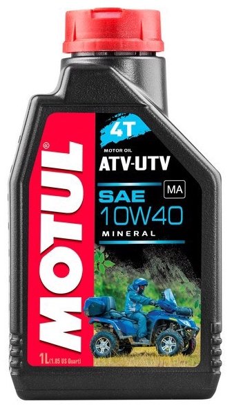 Моторное масло Минеральное Motul 4T ATV/UTV 10W-40 1 л