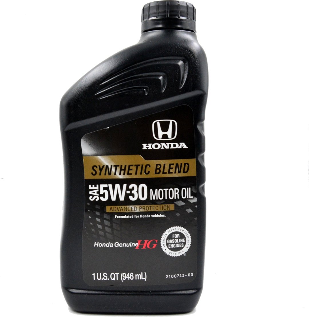 Моторное масло Полусинтетическое Honda Synthetic Blend 5W-30 0.946 л купить,NaN