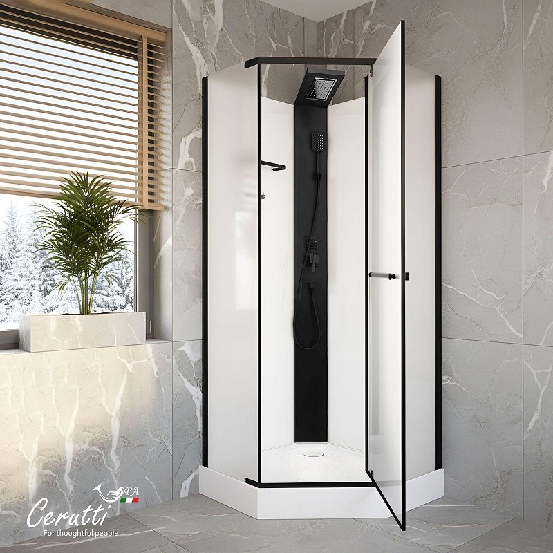 Душевая кабина KABINKA.KZ CHIKA901BF, 215х90 см, низкий поддон купить,NaN
