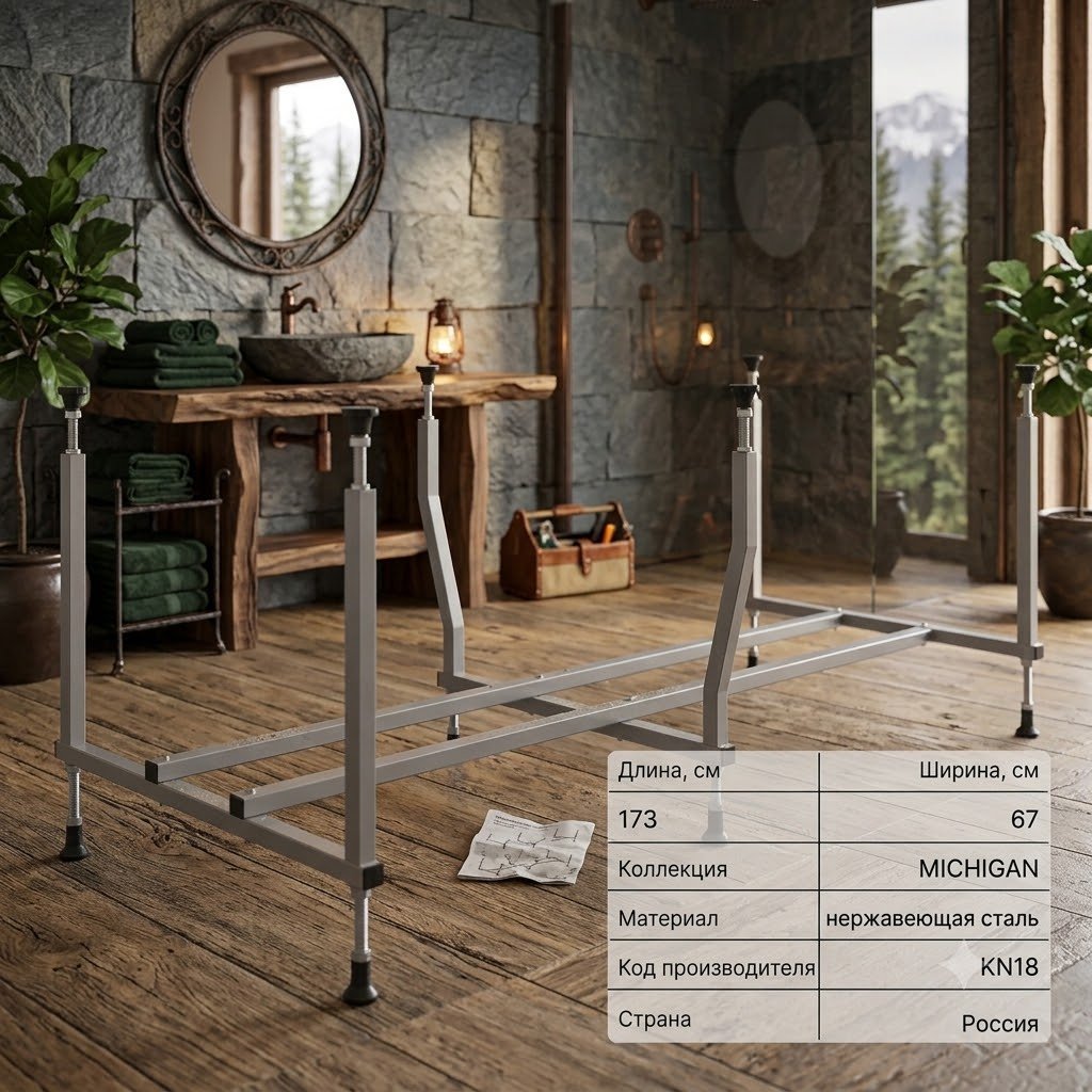 Каркас для ванны Kabinkakz_K0000342945 180х70 см