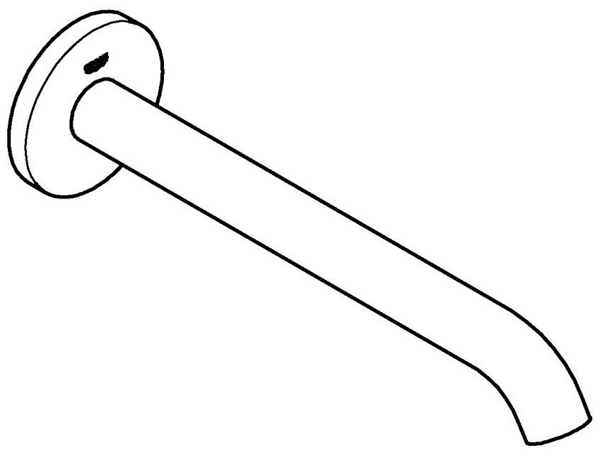 Grohe излив для ванны 13449001 купить,NaN