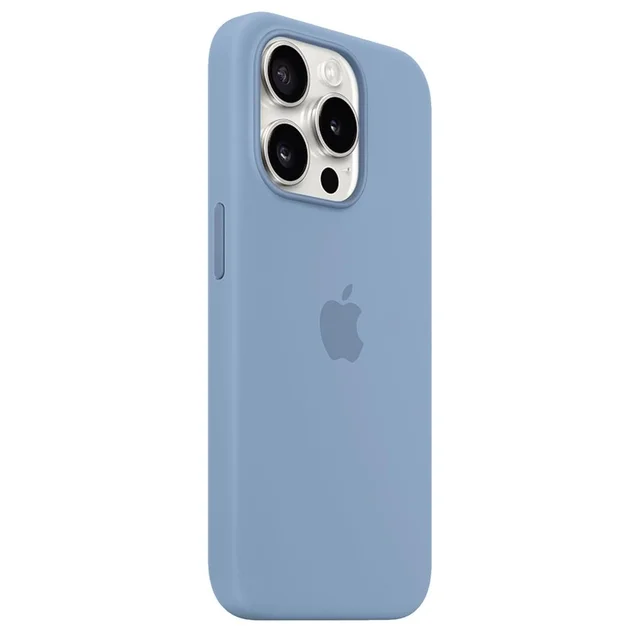 Чехол Apple для iPhone 15 Pro Silicone Case with MagSafe A3125 MT1L3ZM/A Winter Blue