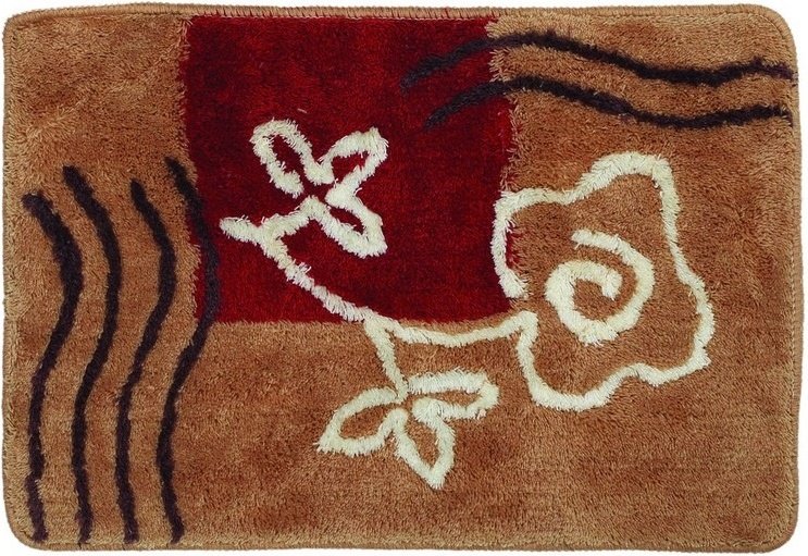 АКВАЛИНИЯ коврик Квадрат 60x40 см, полиакрил